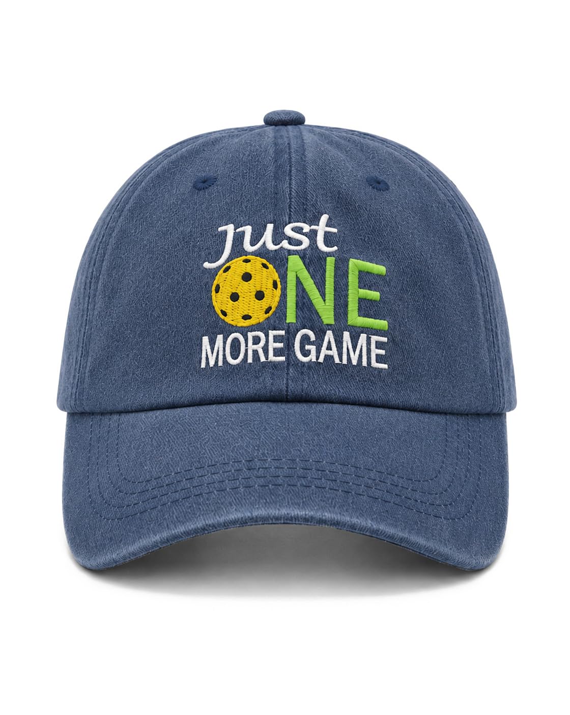 Waldeal Pickleball Hat,Adjustable Embroidered Washed Baseball Cap for Men Women