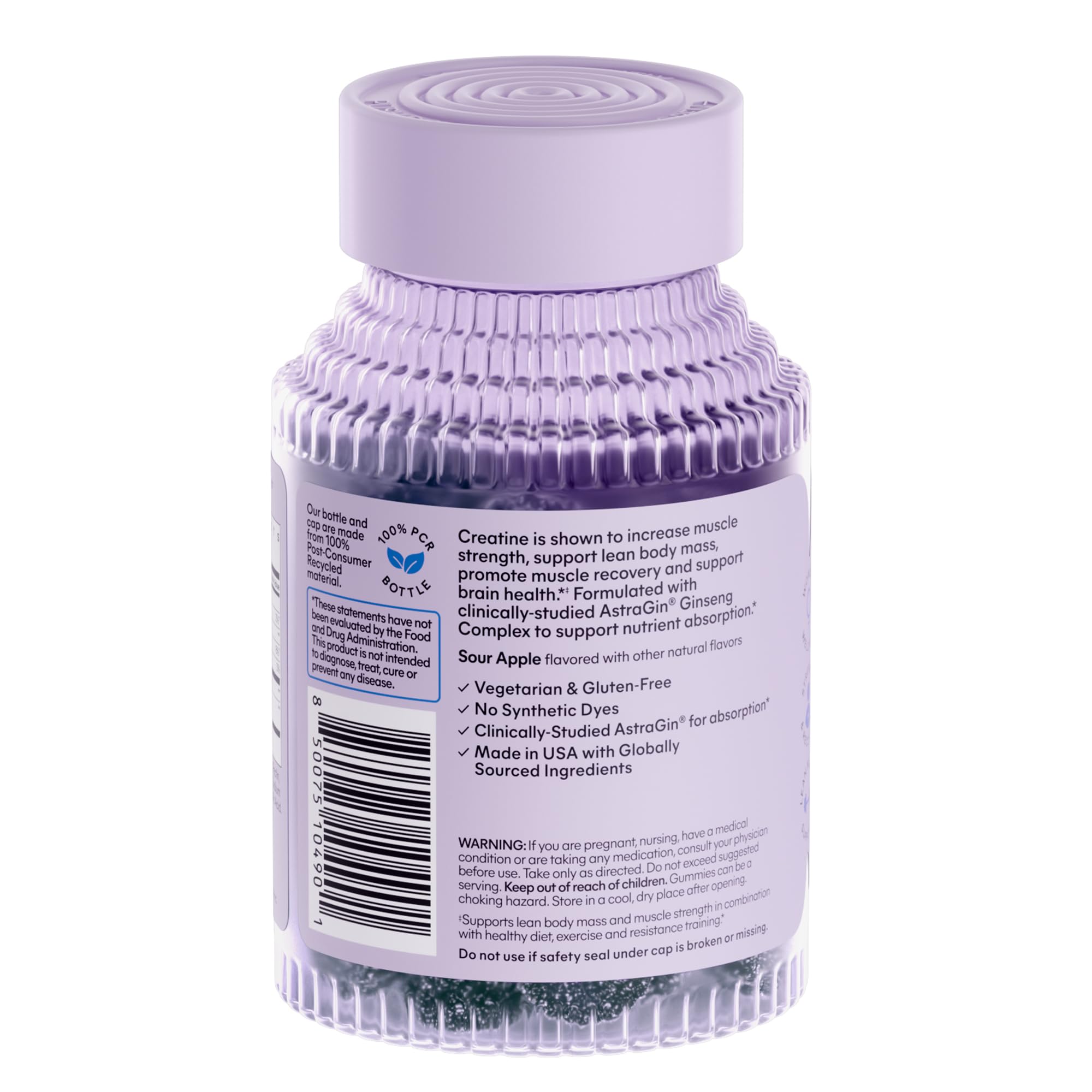 Lemme Creatine Monohydrate Gummies, Blue Raspberry (60 Gummies) — Amazon image 10