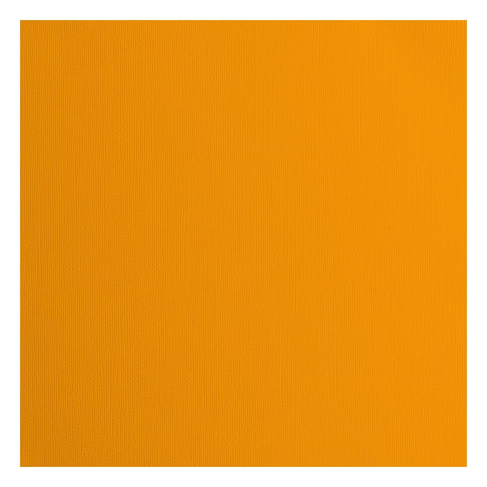 Florence Cardstock Textured - Coloured Card Making Supplies 12 x 12 inch - Orange - 20 Sheets - Coloured Paper for Scrapbooking, Card Making, Die Cutting and Paper Crafts - 216 GSM - Mango
