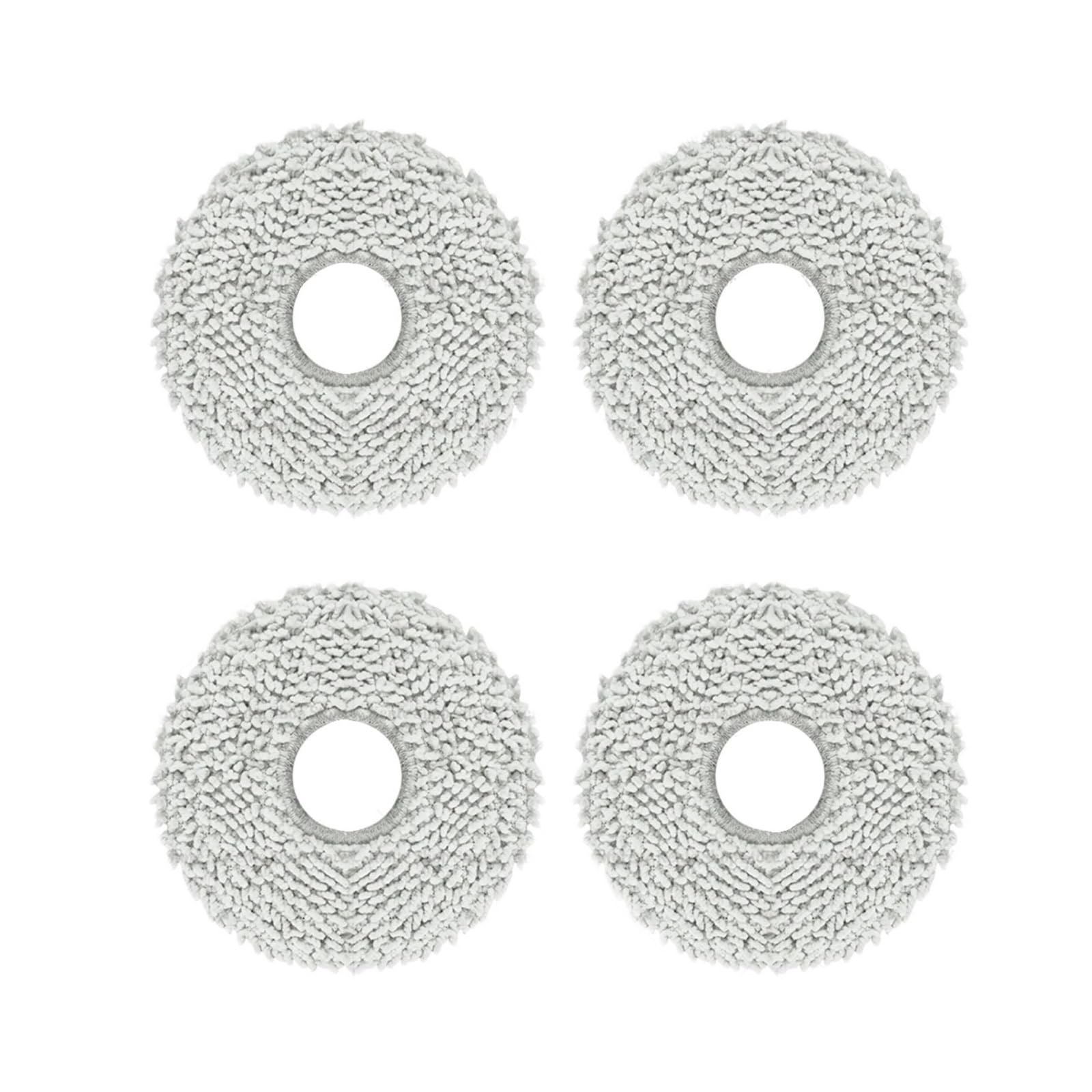 FCOIN Robot Vacuum Cleaner Mop Holder And Mop Cloths,Compatible For Eureka,J15 Pro Ultra, Bracket Replacement Spare Parts(4pcs)