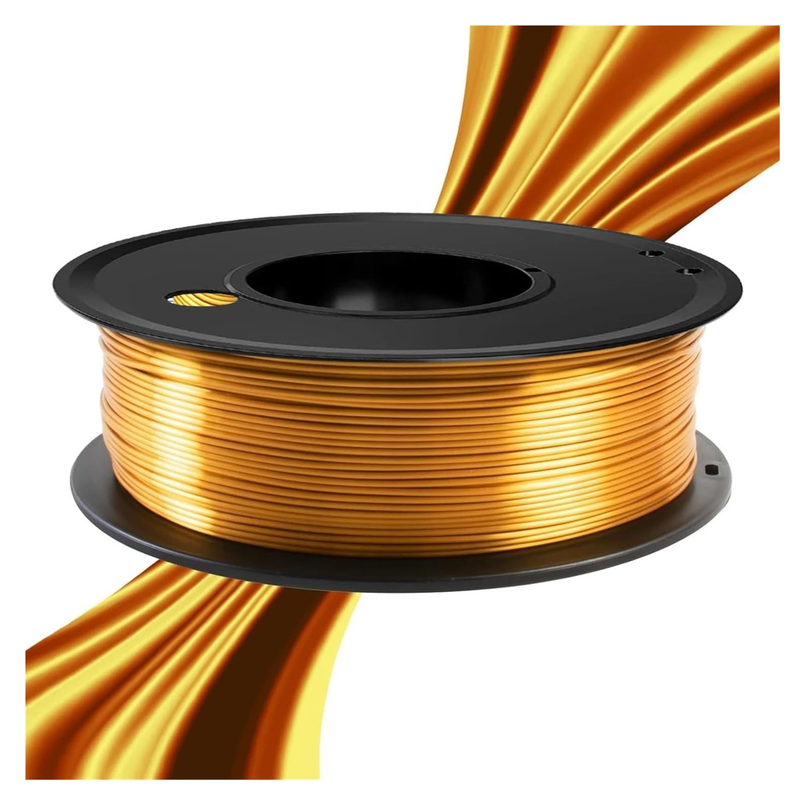 Material de seda la impresora del filamento 1.75m m 250g 500g 1kg PLA oro(Silk Gold 1Kg)