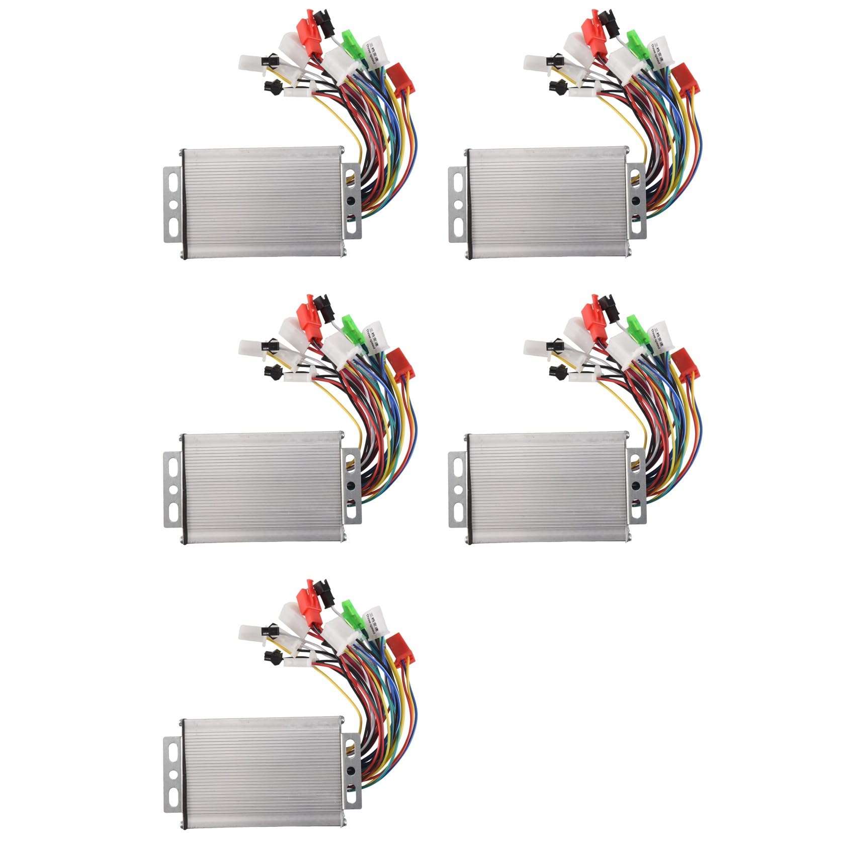 5X Regolatore del Motore della Bici Elettrica 36V/48V 350W12 Regolatore del Motore di CC del Tubo per Il Motorino della Bici Elettrica della Bicicletta Elettrica