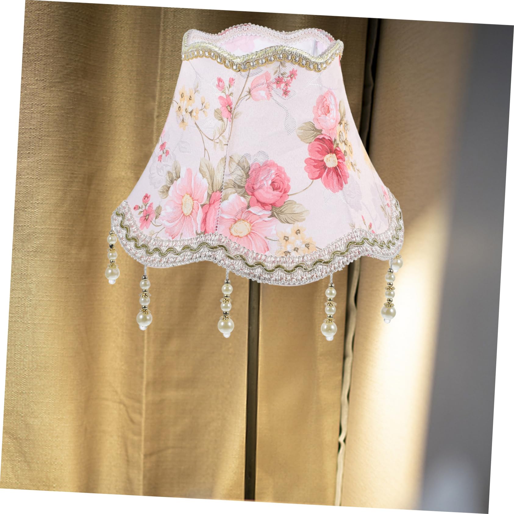 Paralume Elegante Vintage Classico con Frange Resistente in Ferro per Lampada da Tavolo per Soggiorno e Camera da Letto