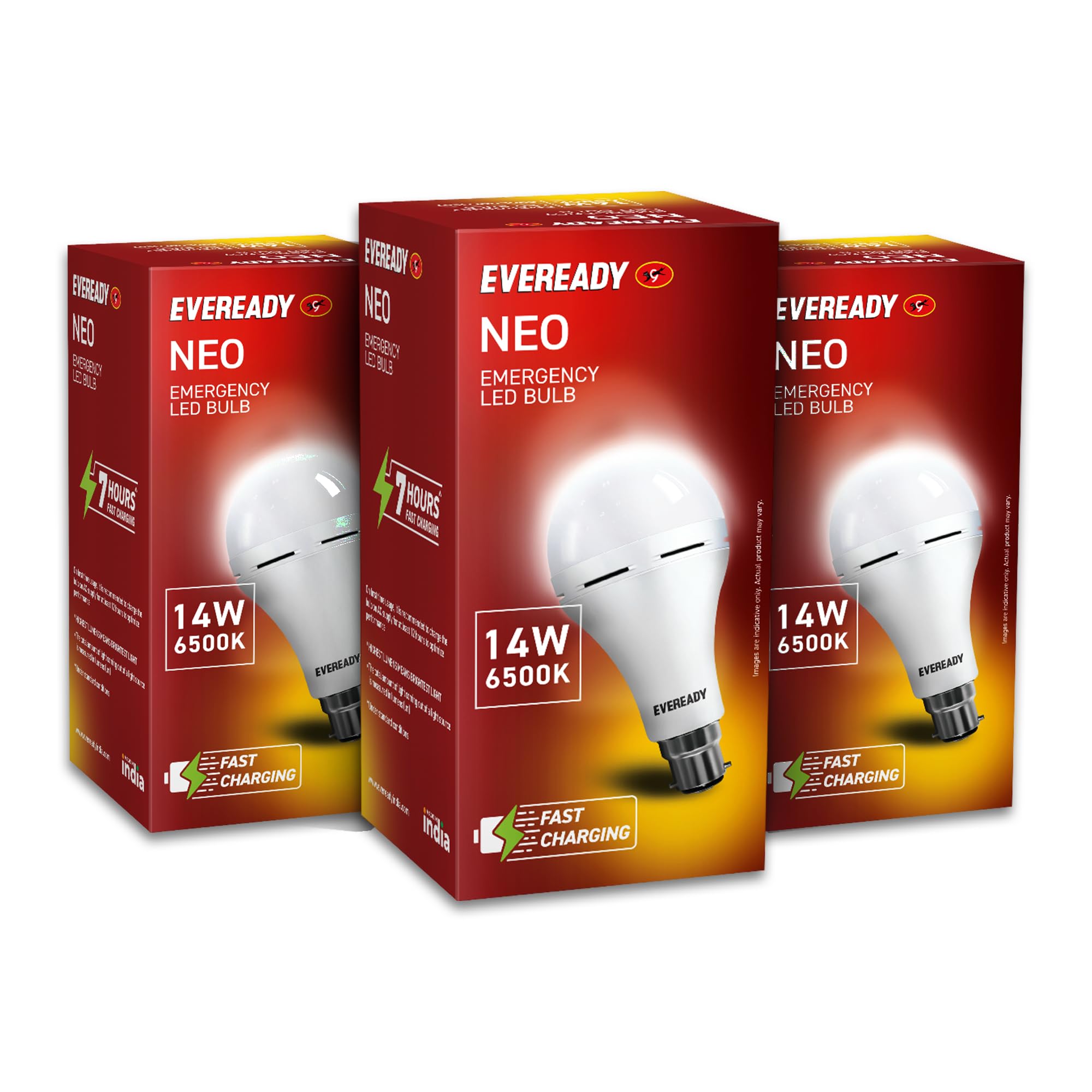 Eveready Emergency 14W Neo Bulb, Pack of 3-image-21