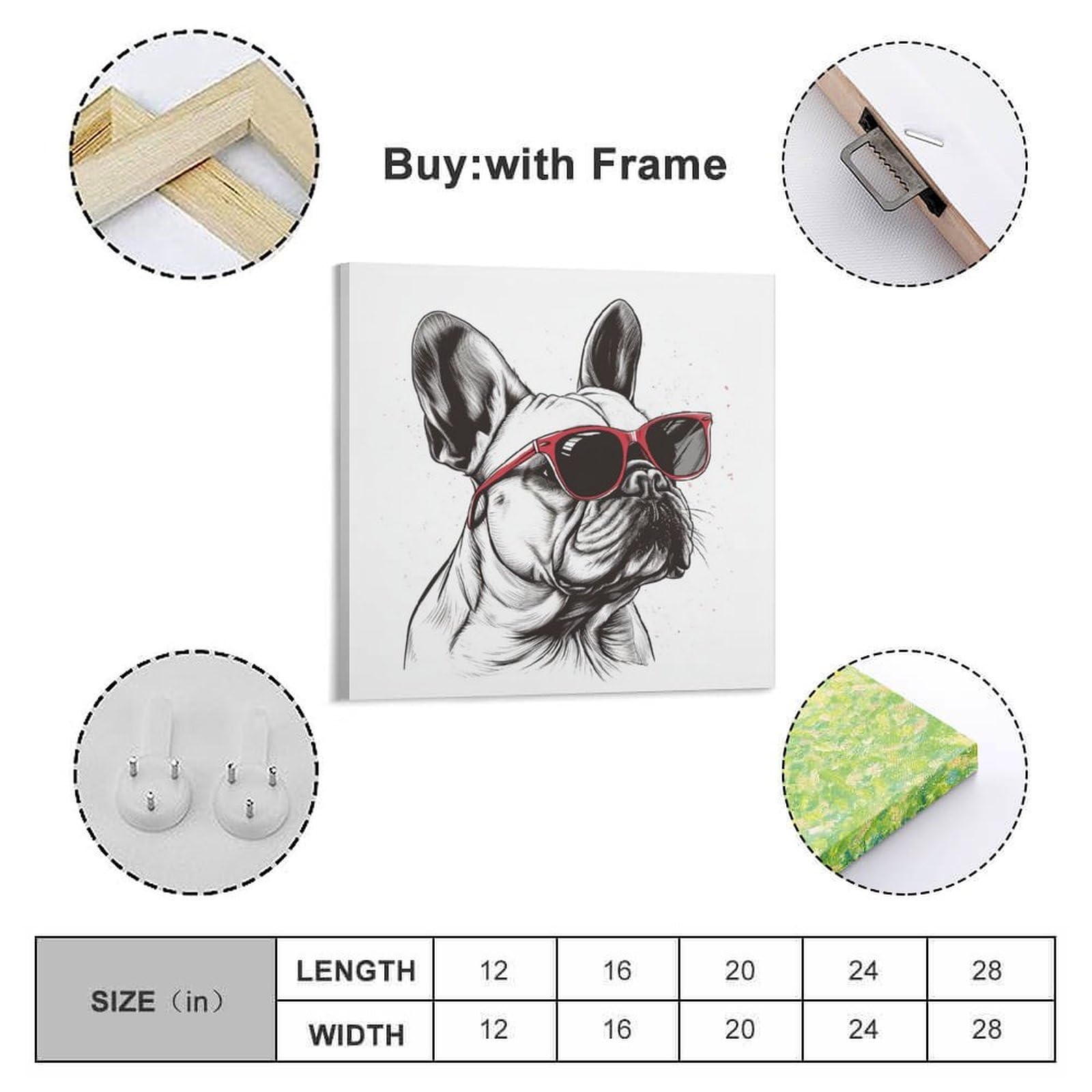 Bastante Francés Bulldog Rosa Del Arte De Impresión Negro Bolígrafo - El Regalo Del Estudiante # 8371