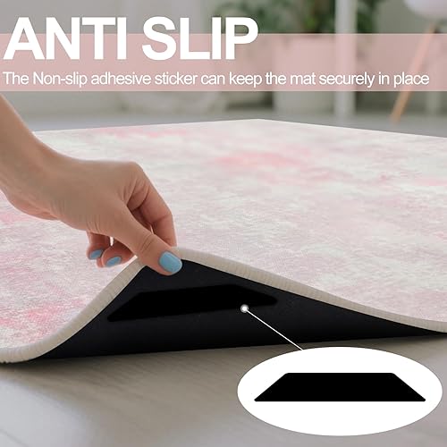 Miniatura 5 de Tapete para silla de oficina para suelo de madera dura, tapete para silla de escritorio de 35 x 47 pulgadas, alfombras de oficina antideslizantes