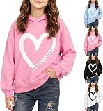 fartey Girls Sweatshirt Zip Up Fleece Pullover in 01 Pink