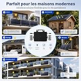 Micro-onduleur 2250W avec WiFi, 4 MPPT, IP67, kit Solaire Balcon - 6