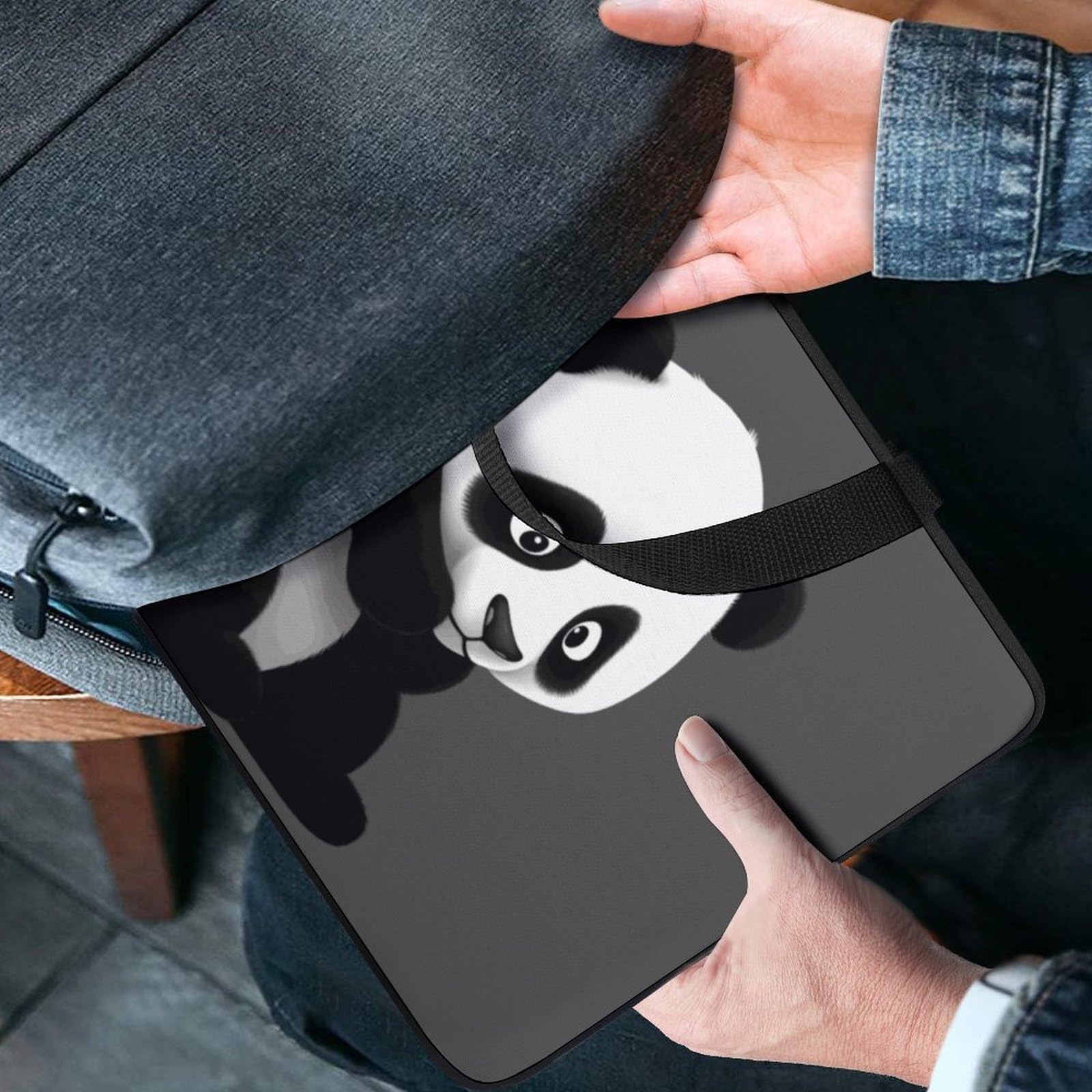 Custodia protettiva per computer portatile da 17", ultra sottile, leggera e impermeabile, in neoprene resistente, con cinghia da polso