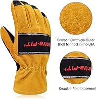 Vista 2 de NFPA 1971 Structural Firefighter Glove, 3D Curved Design, Heat and Flame Resistant, Water Resistance