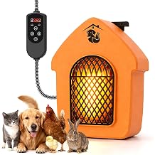Paraheeter Dog House Heater with Thermostat, Chicken Coop Heater
