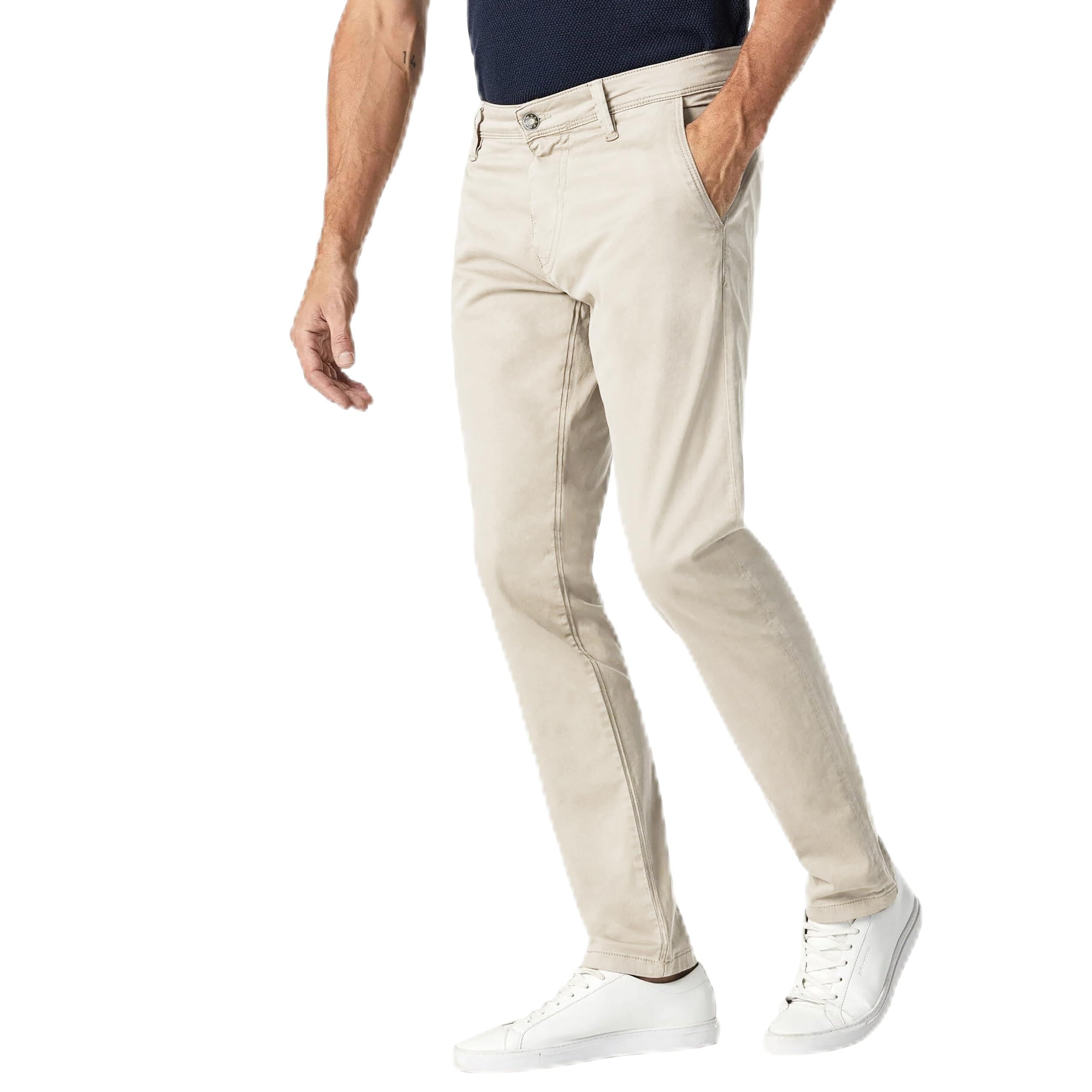 Bikers Gear Australia BGA Motorcycle Jeans for Men Chino Kevlar Jeans Made with Dupont™ Kevlar® Biker Pants Protective Motorcycle Trousers Aramid with Protective CE Armour Tan
