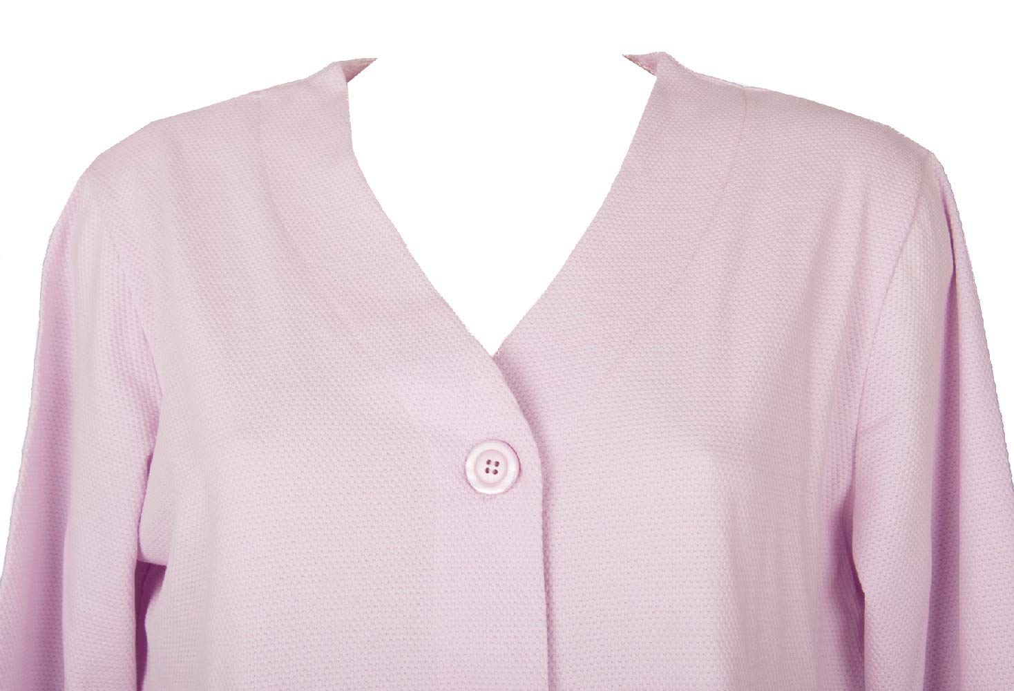 RAGNO Damski szlafrok z długim rękawem Dressing szlafrok bawełniany artykuł D472NR, 053 Glicine, 48