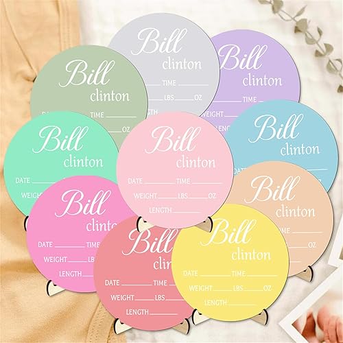 Miniatura 2 de Letrero personalizado de nacimiento de bebé, letrero de anuncio de bebé, placa con nombre de bebé, regalos de baby shower, letrero de bienvenida