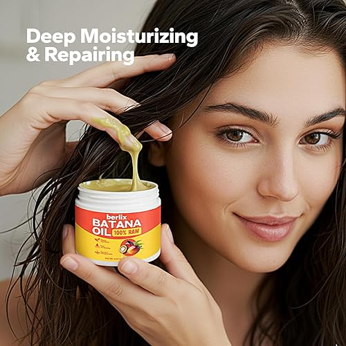 Miniatura 3 de Berlix Aceite de batana crudo para el crecimiento del cabello (4.23 onzas), puro y natural, pasta de aceite de batana 100% crudo sin refinar para