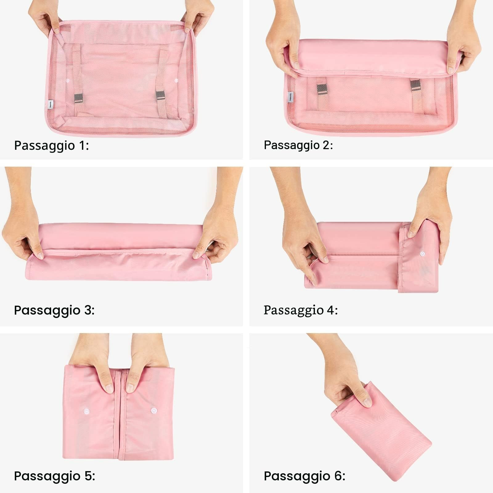 MURISE 8 Pezzi/6 Pezzi Packing Cubes, Organizer Valigia, Organizzatore per Valigia per Vacanze e Viaggi, Organizer Valigie Set, Viaggio Accessori Utili