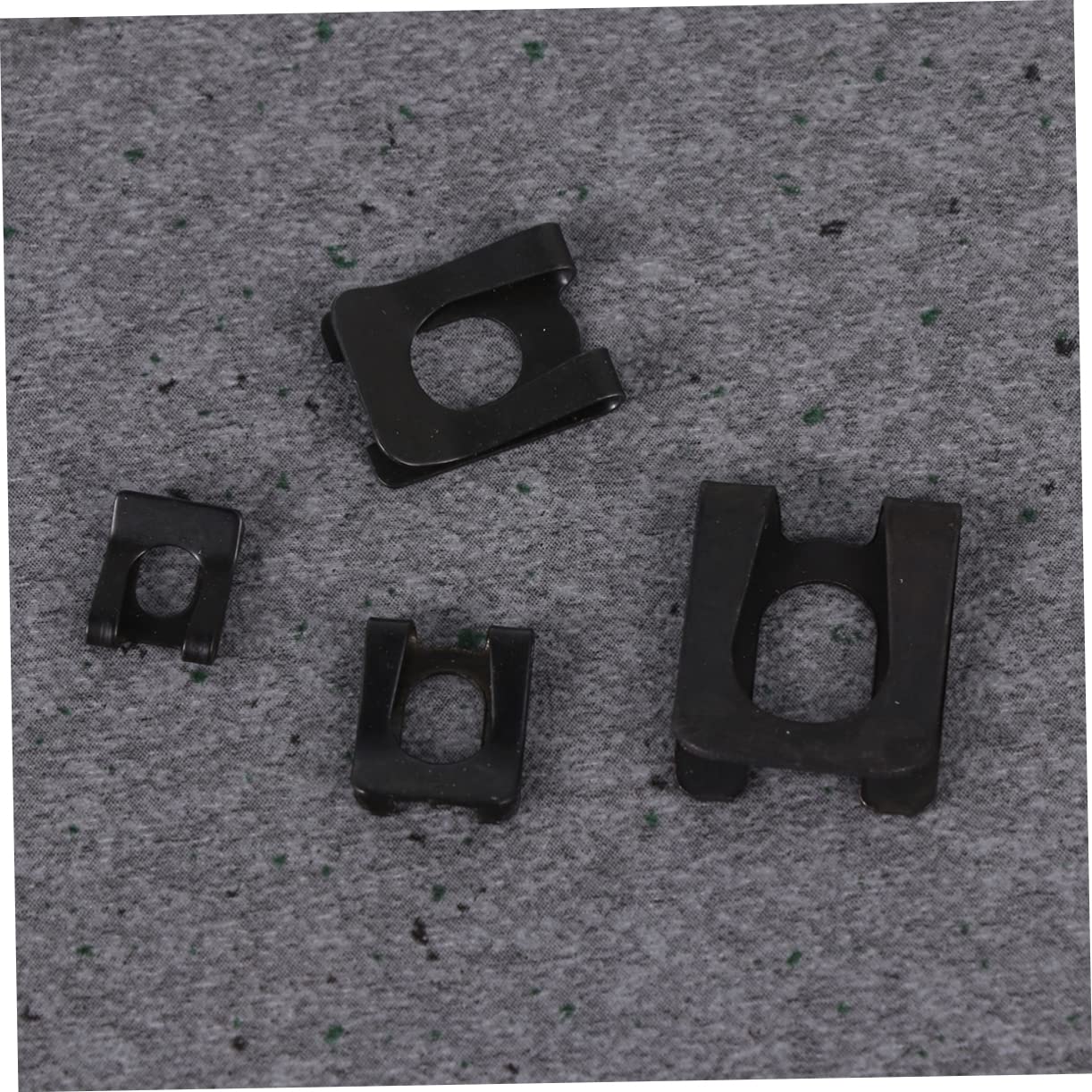 ibasenice Clip di Fissaggio Antiallentamento Morsetto di Ricambio Resistente 40 Pezzi in Metallo per Fissaggio Sicuro Anello Elastico per Auto
