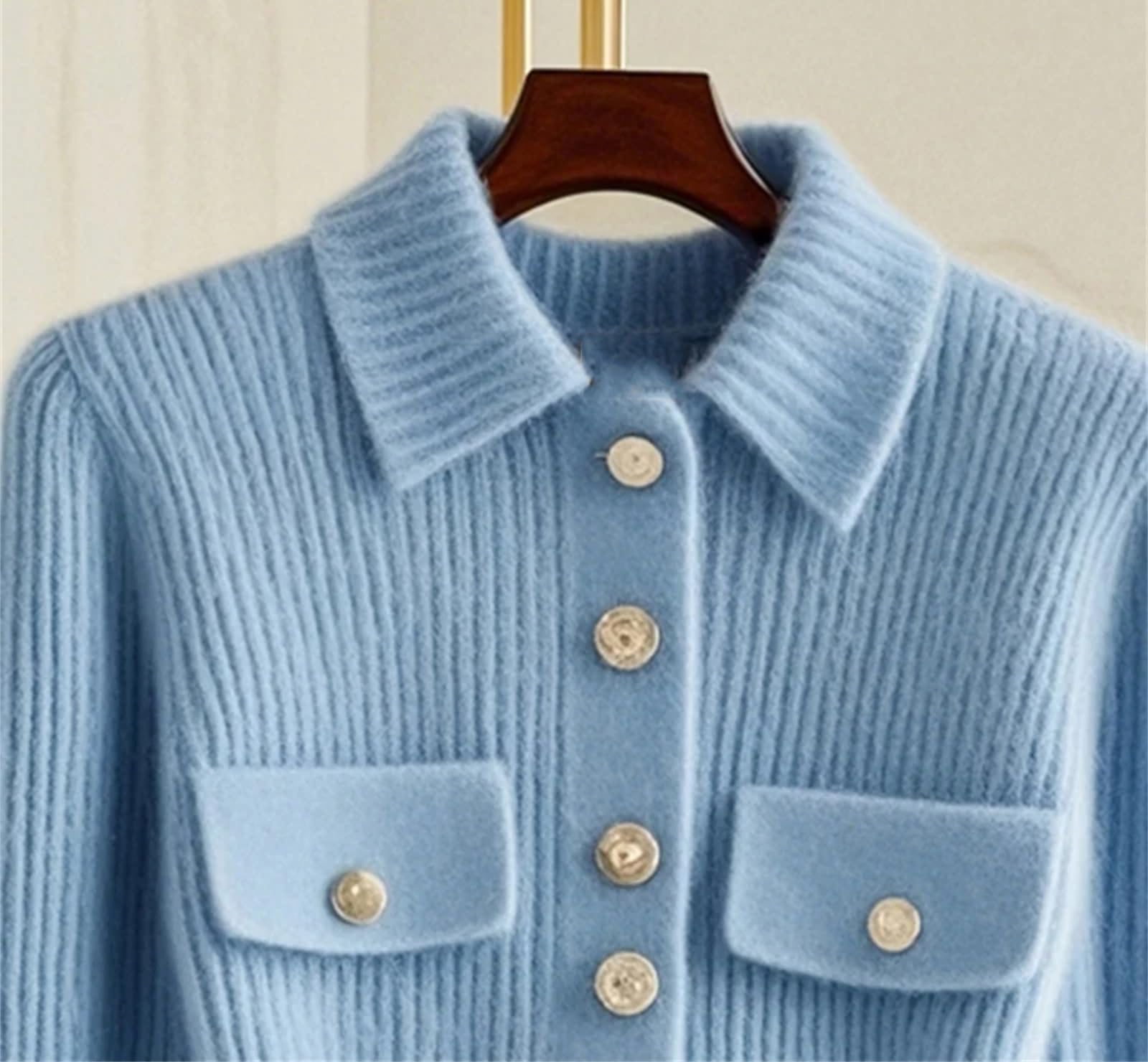 Cardigan da donna lavorato a maglia maglione coreano primaverile sciolto manica lunga top lavorato a maglia