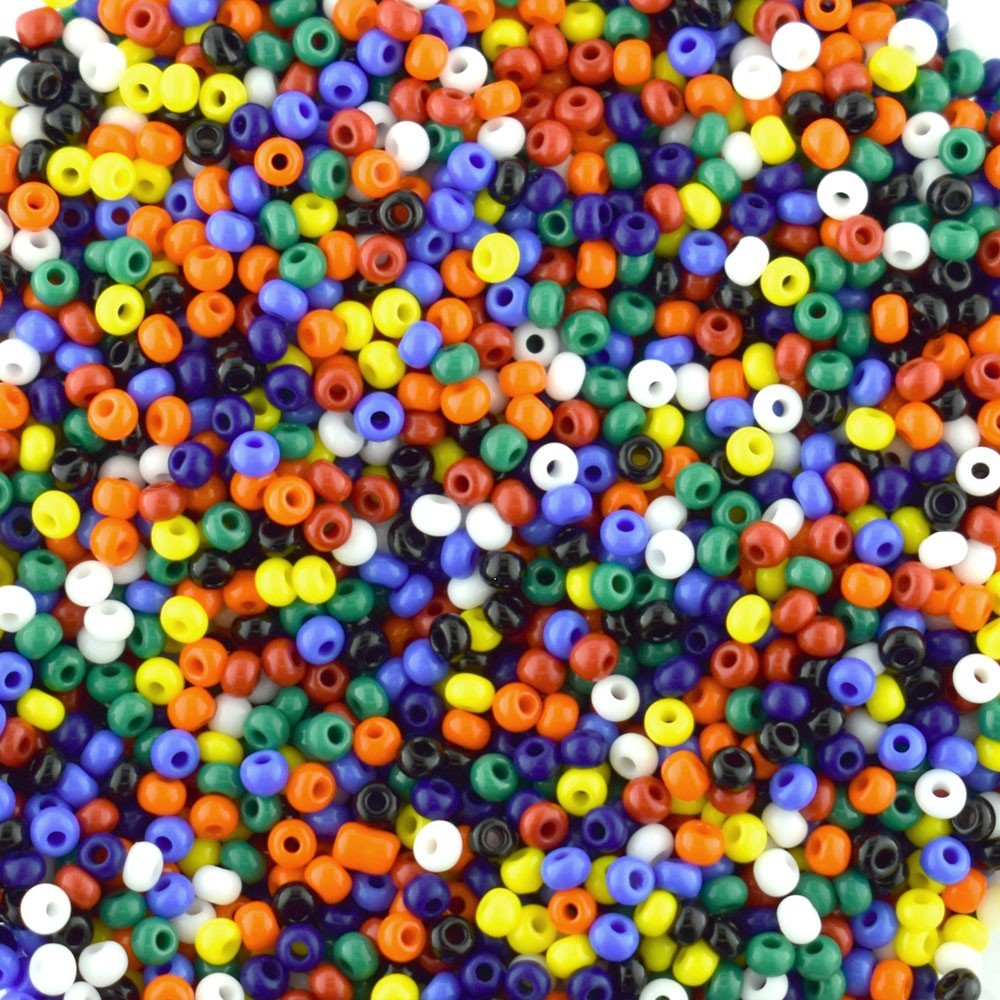Preciosa Czech Seed Beads Size 11 Seed Beads Opaque Mix Qty 100 Grams