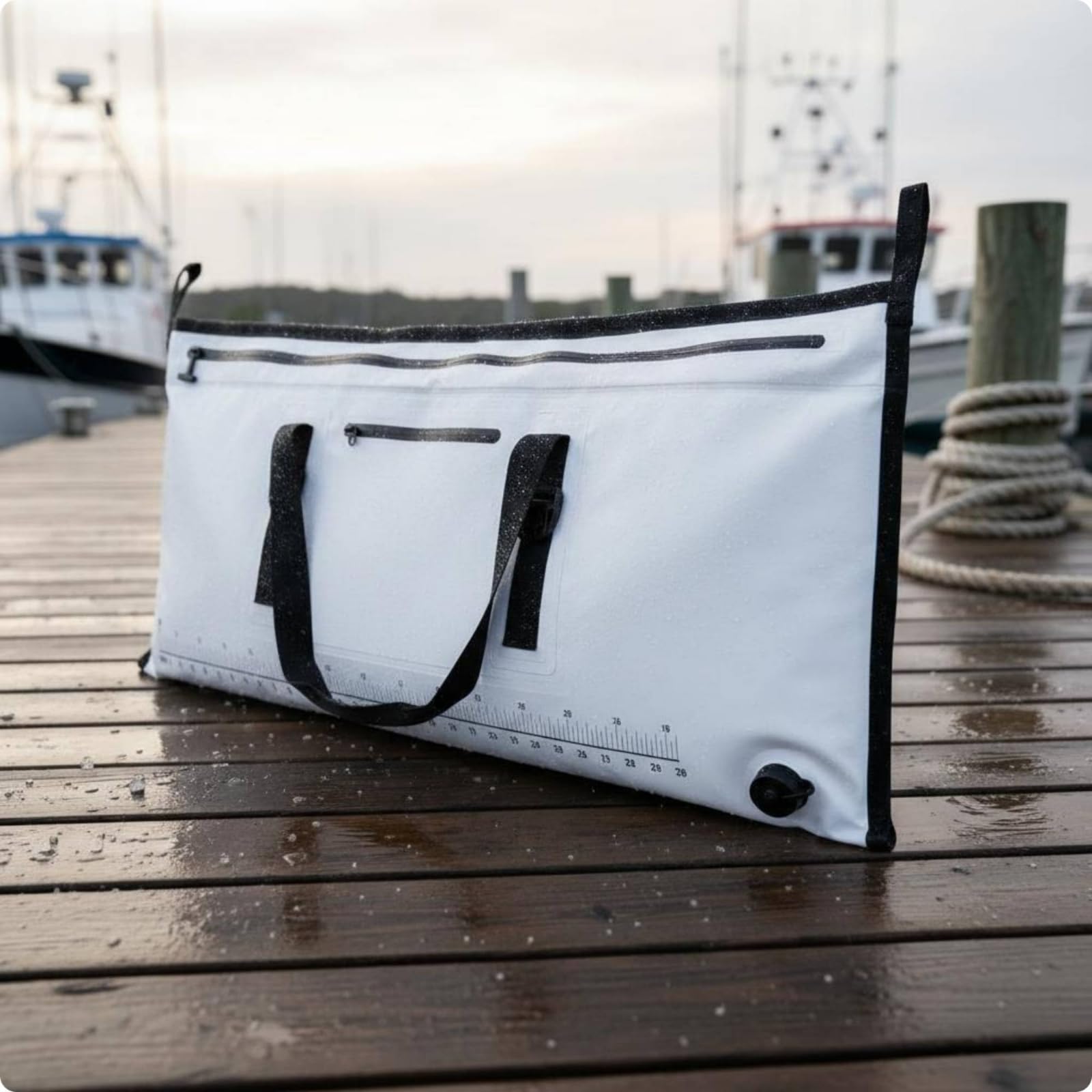 Wasserdichte Fisch-Kühltasche auslaufsicher isolierte Fischtasche isoliert auslaufsichere Fangtasche für Fischfrischhaltung