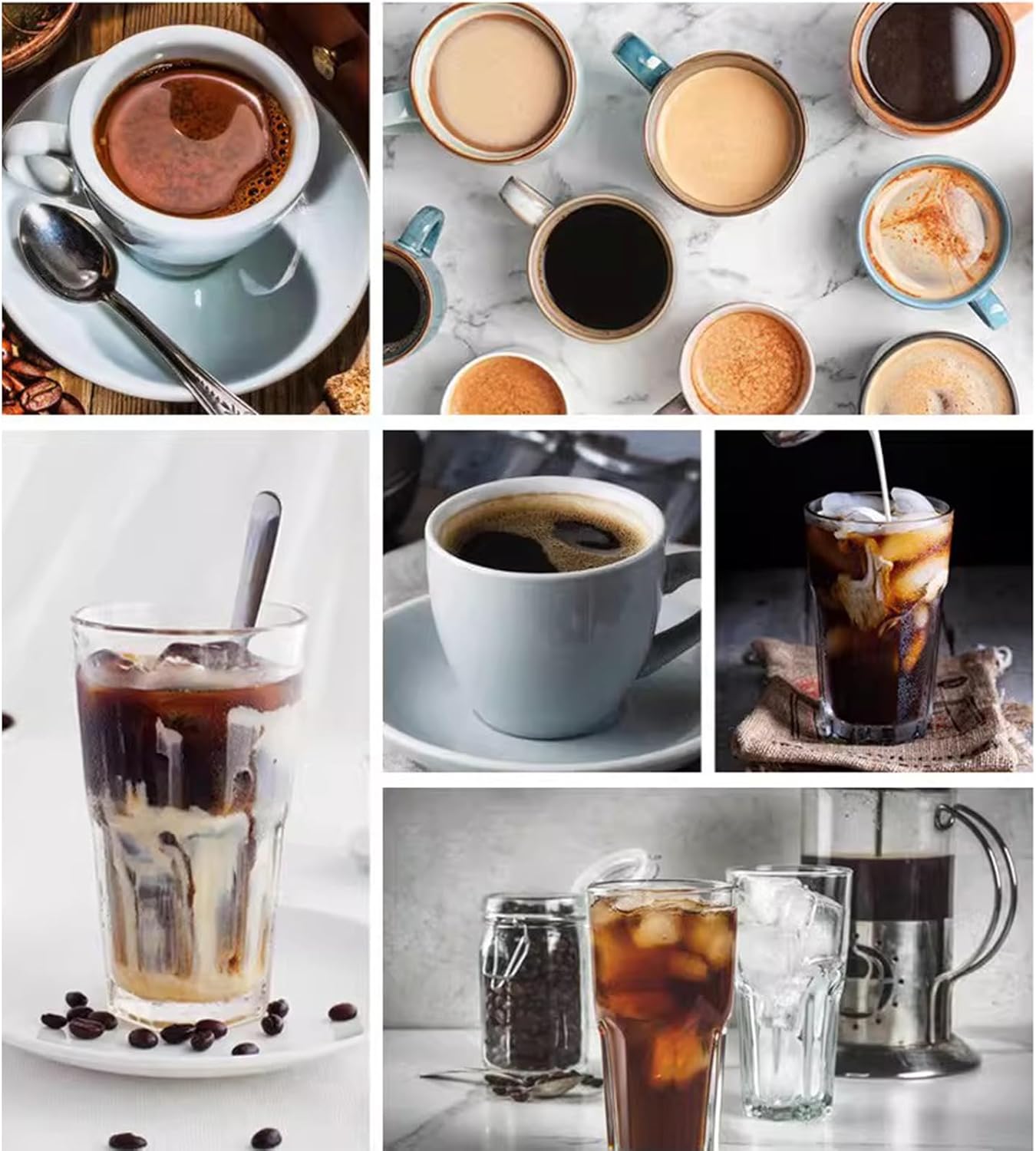 Cold Brew Coffee Tower, cold brew coffee maker, Ice Drip Coffee Maker, with Double Stainless Steel Valve, Wooden Frame, Glassware, Large Capacity, Makes 8-10 Cups, for Home, Coffee Shop