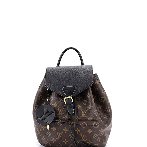 Pre-Loved Montsouris NM Backpack Monogram Canvas PM, Brown