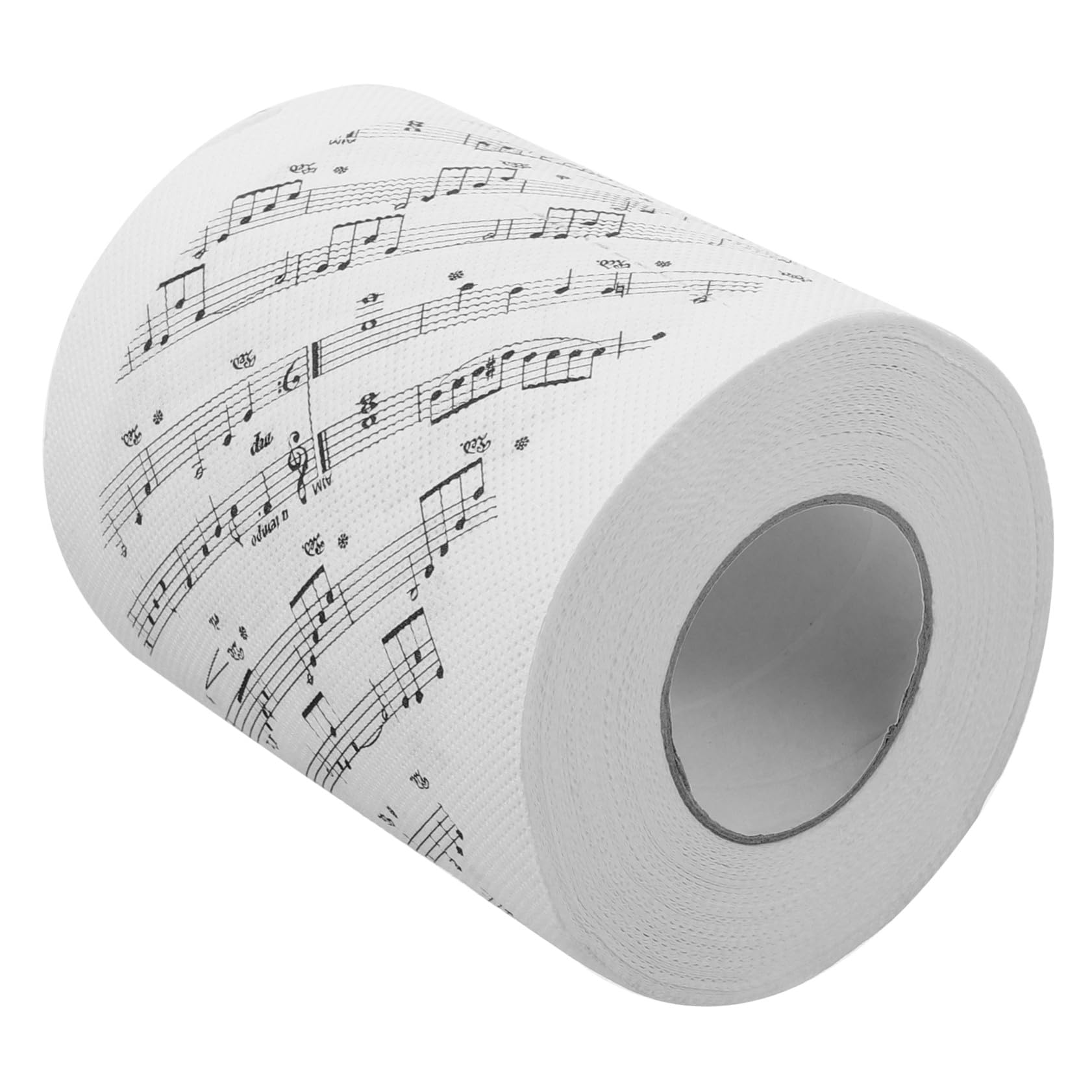 Papel higiénico con notas musicales OUNONA de diseño creativo y textura suave para aseo de hogar