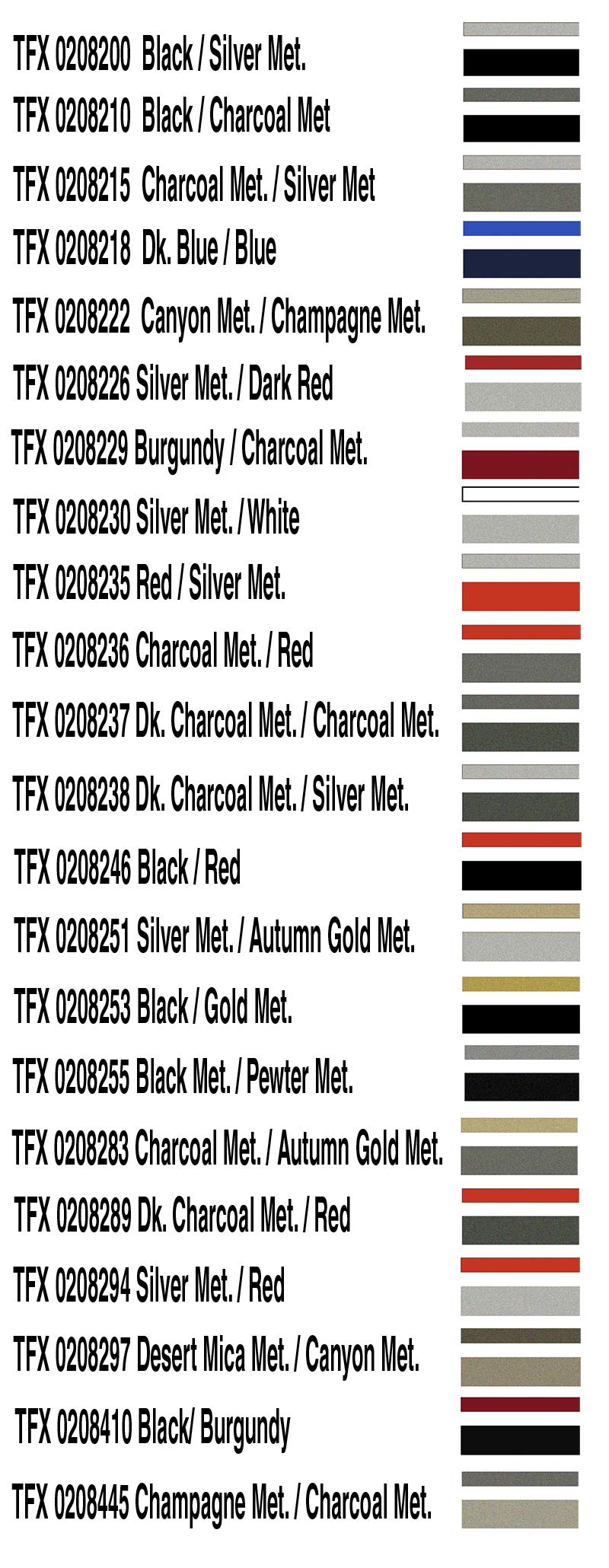 Universal TFX 0208000 taśma z podwójnym paskiem, 1,27 cm x 45 m (pasek 0,6 cm, odstęp 0,3 cm, następnie pasek 0,2 cm)