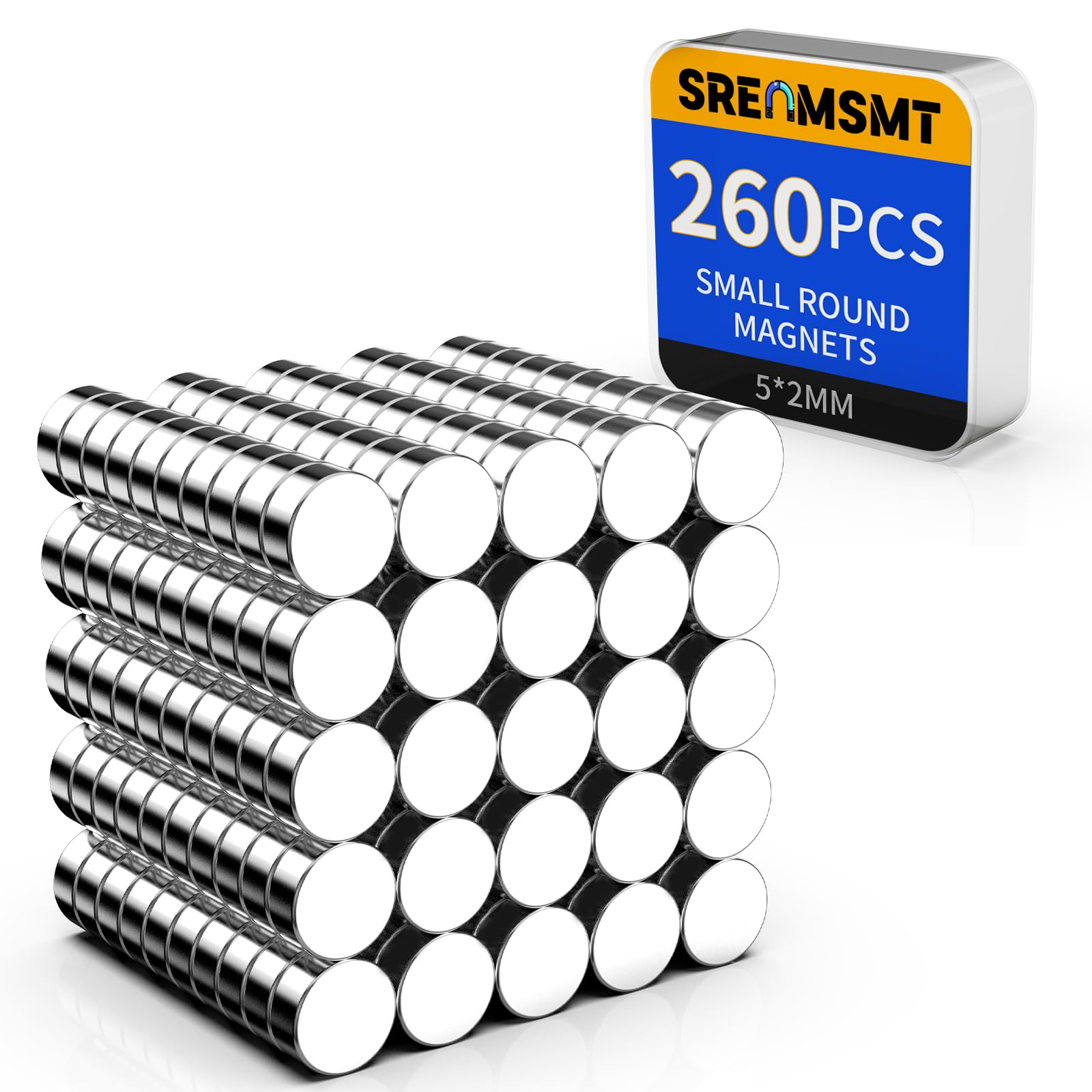 Small Magnets, 7 Sizes Neodymium Magnets for Crafts, 290 Pack — Amazon image 30