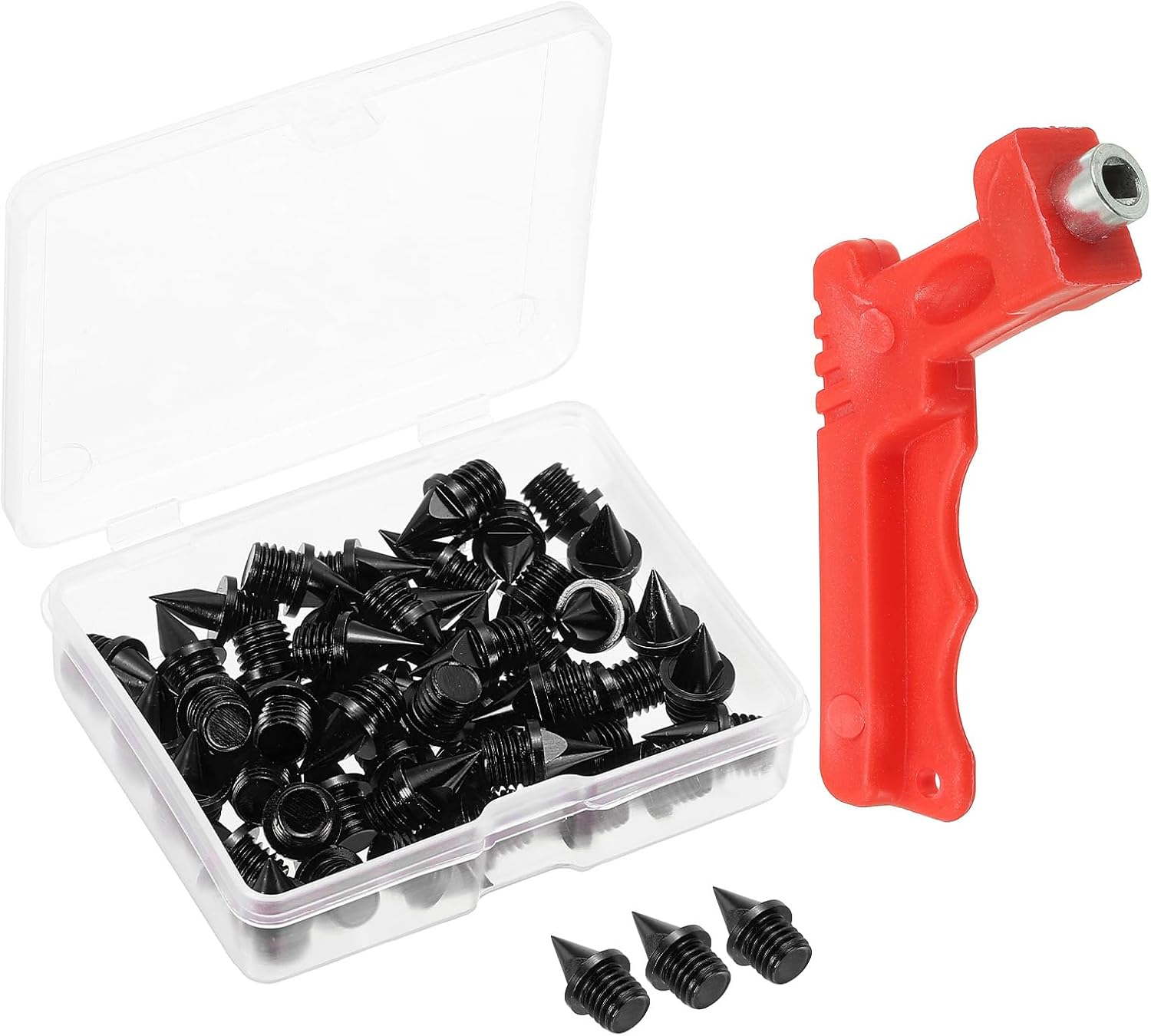 Amazon.com : PATIKIL 1/4 Inch Track Shoe Spikes, 50 Pack Cross Country Spikes Running Shoes