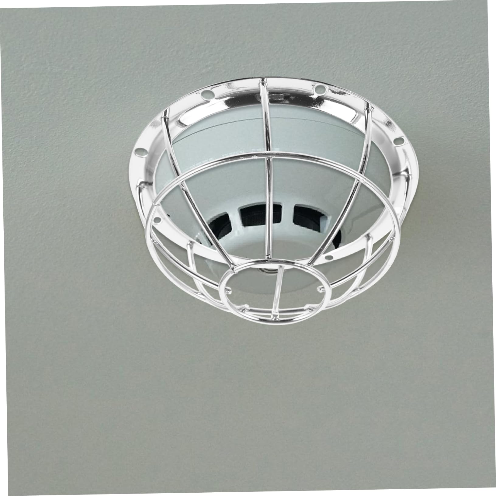 5 Stück Netzabdeckungen Für Feuermelder Detektorabdeckungsform Sprinklersystem Sprinklerhalterung Silber