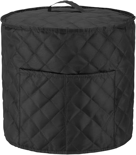 Miniatura 8 de LUXJA Cubierta antipolvo compatible con olla instantánea de 6 cuartos de galón, funda de tela con bolsillos para olla instantánea (6 cuartos de