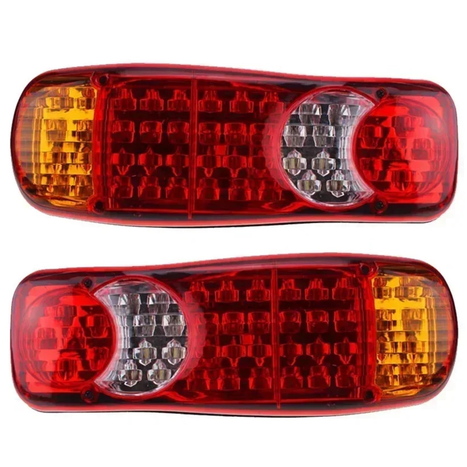 Lampa tylna zespolona 2 SZTUK 12 V 46 LED Tylne Światło Ostrzegawcze Tylna Lampa Do Przyczepy Karawanowej Ciężarówki Ciężarówki Łodzi Halogen światła