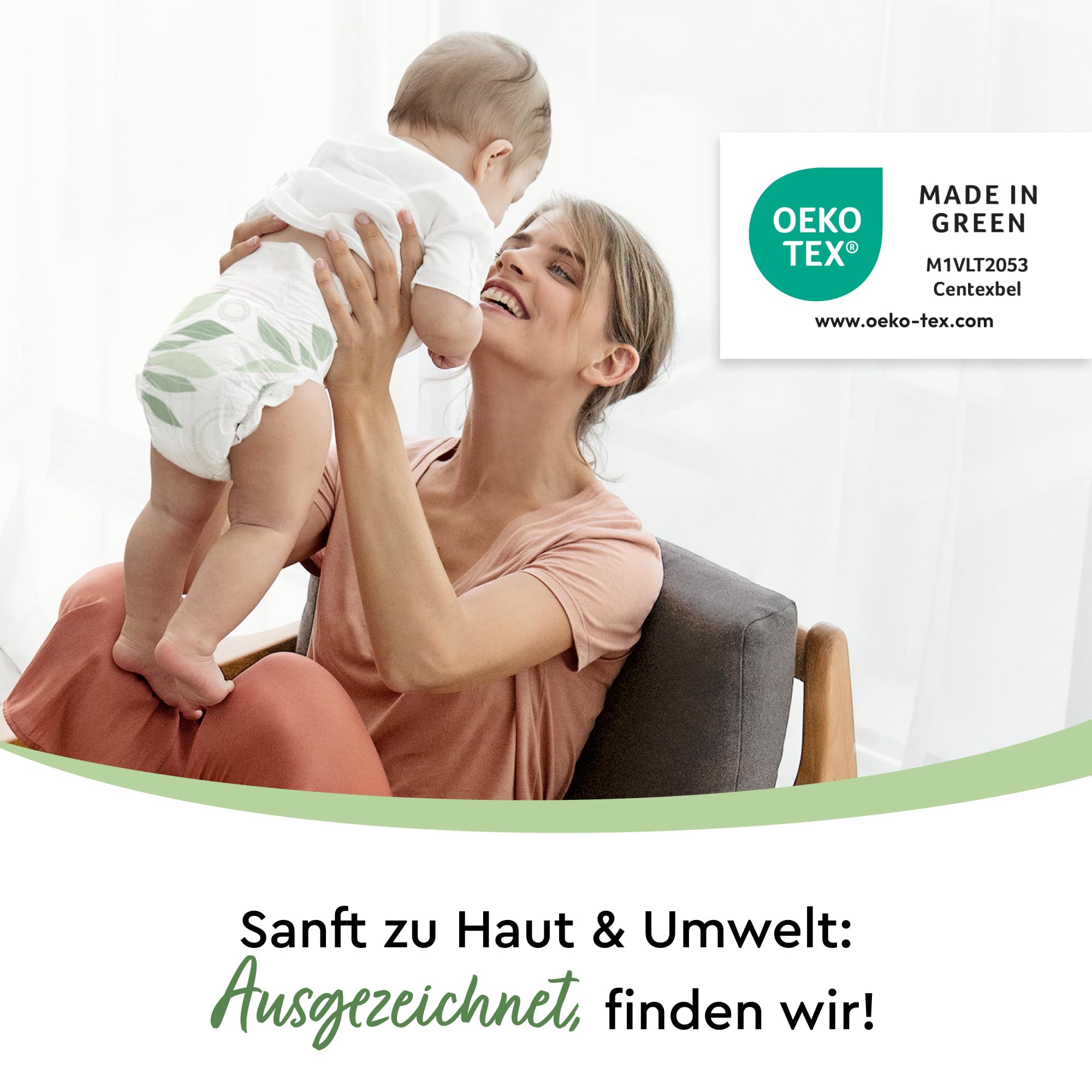 Bambo Nature Luiers Maandbox Maat 5 ( 12-18 kg), 132 stuks – Bambo