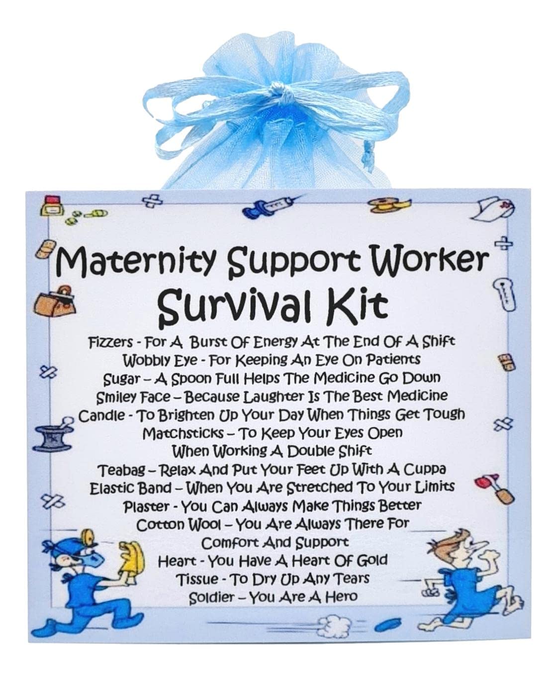 Maternity Support Worker's Survival Kit Fun Novelty Gift & Greetings