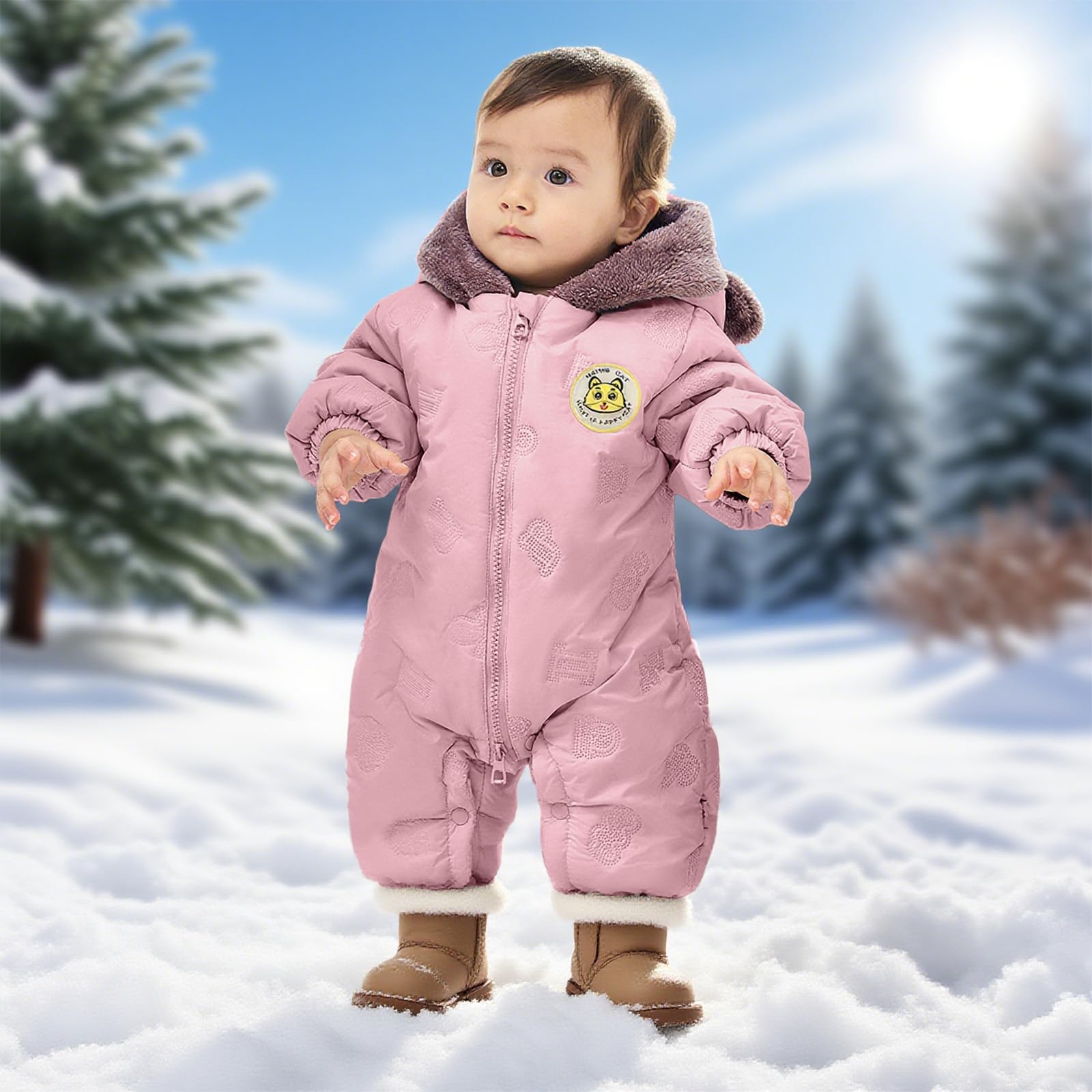 JiAmy C2-tz-pf08904 Trajes de nieve para bebés Unisex bebé