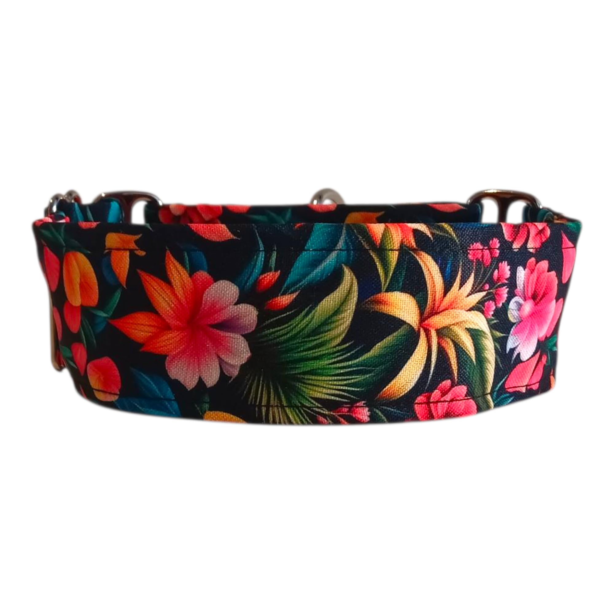 Collar Martingale,Collar para Perro Pequeño, Medianos, Grandes,Collar Perro Ideal Galgo y Podenco (5cm - Talle M (40~50cm), Fantasy)