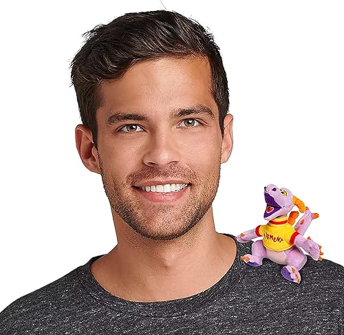 Disney - Figment - Peluche magnético para el hombro, 5 pulgadas