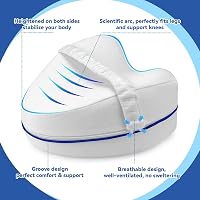 Perffi Térdpárna Oldalfekvőknek, Ortopéd Lábpárna Memory Foam Habból, Ergonomikus Pozicionáló Párna Fájdalommentes Alváshoz 3