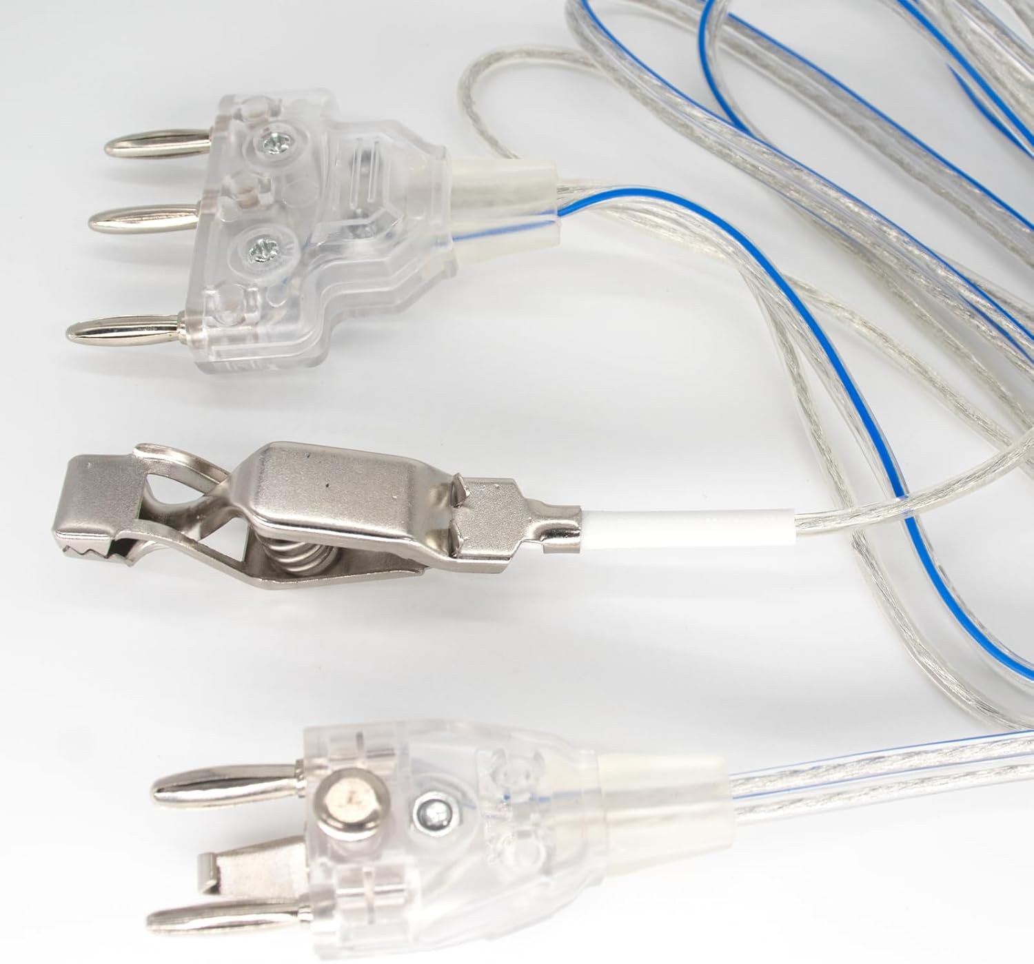 Fencing Body Wire for Foil/Sabre – Durable Stainless Steel Conductive Hand Line with Standard Pin Plug, Flexible & Lightweight Design for Training and Competition