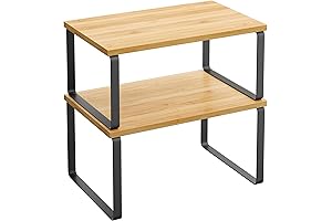 SONGMICS Kitchen Cabinet Organizer Shelf: Small Space Saver for Utmost Storage