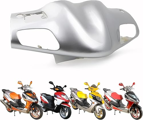 Vista 14 de Minho 125cc 150cc Panel de Cuerpo de Scooter Chino Plata Guardabarros Delantero Compatible con Piezas Jonway 125 150cc