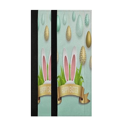 Easter Rabbit Eggs 2 Pcak Refrigerator Door Handle Covers Dishwashers Grill Microwave Cabinet Door Cloth Protect Kitchen Appliance Clean
