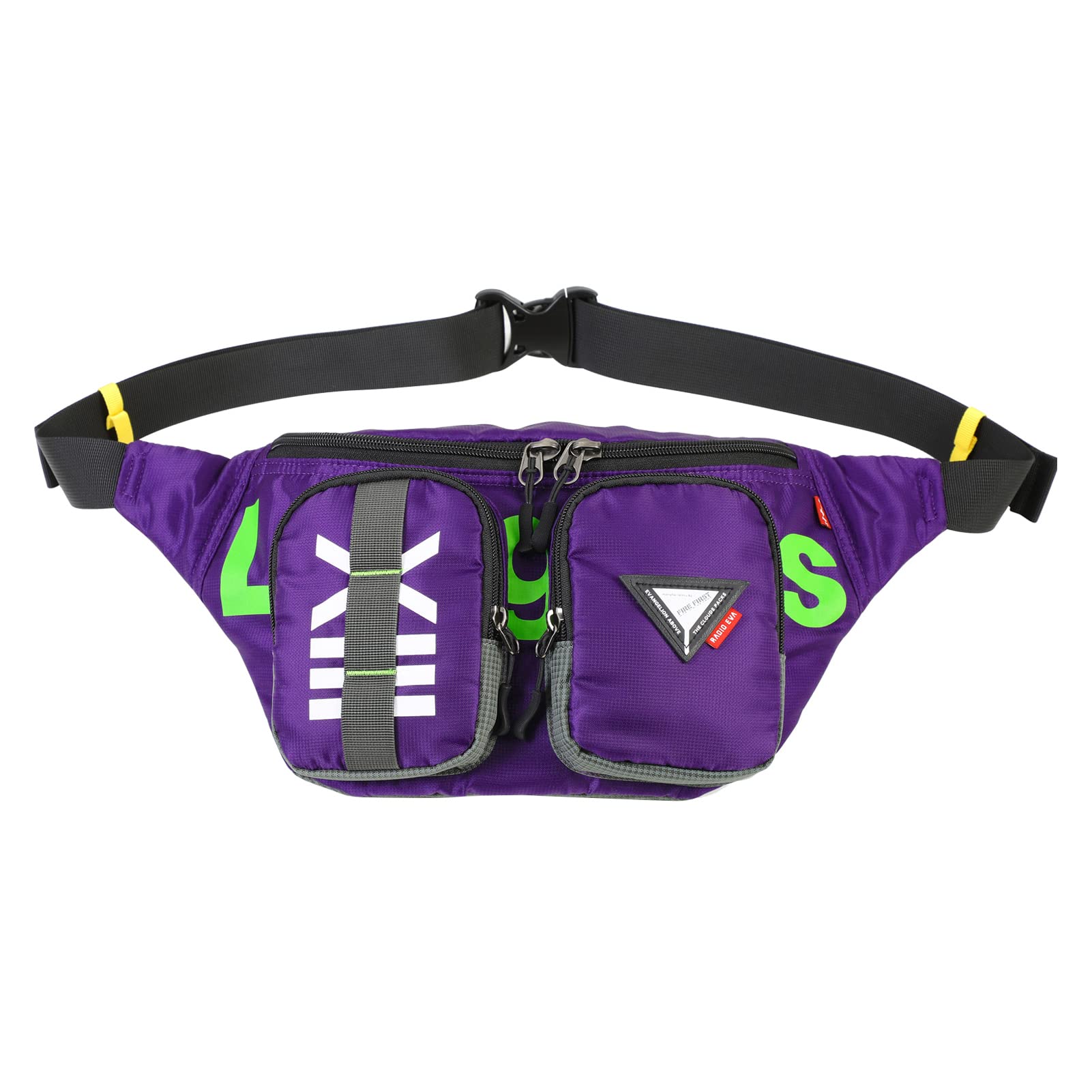Neon Genesis Evangelion Crossbody Shoulder Bags -Waist Bag With a Built-in Rain Cover