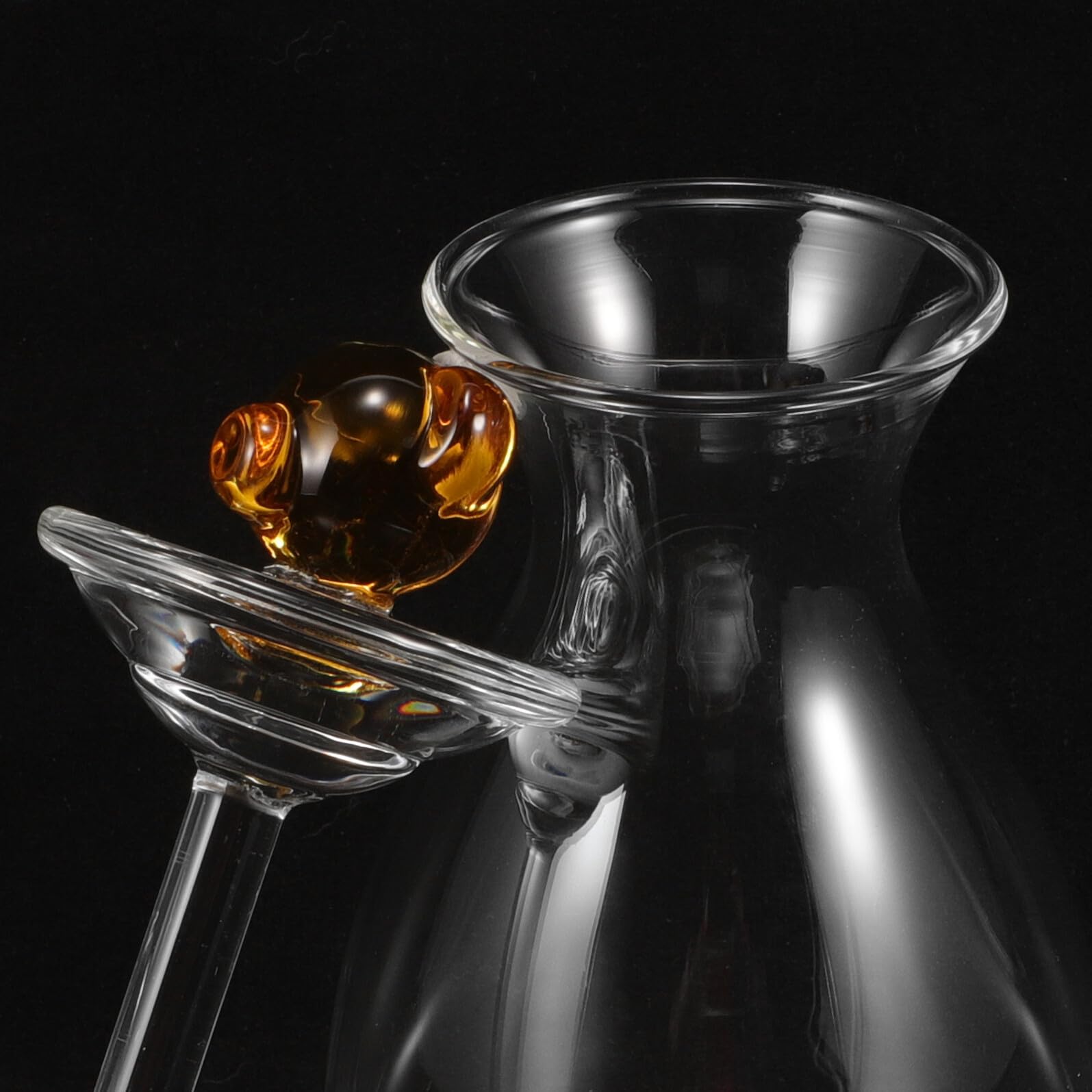 Toyvian Glas Honigspender Mit Löffel Durchsichtiges Honigglas Aus Glas Sirupspender Für Küche Mit Deckel Praktischer Honigbehälter