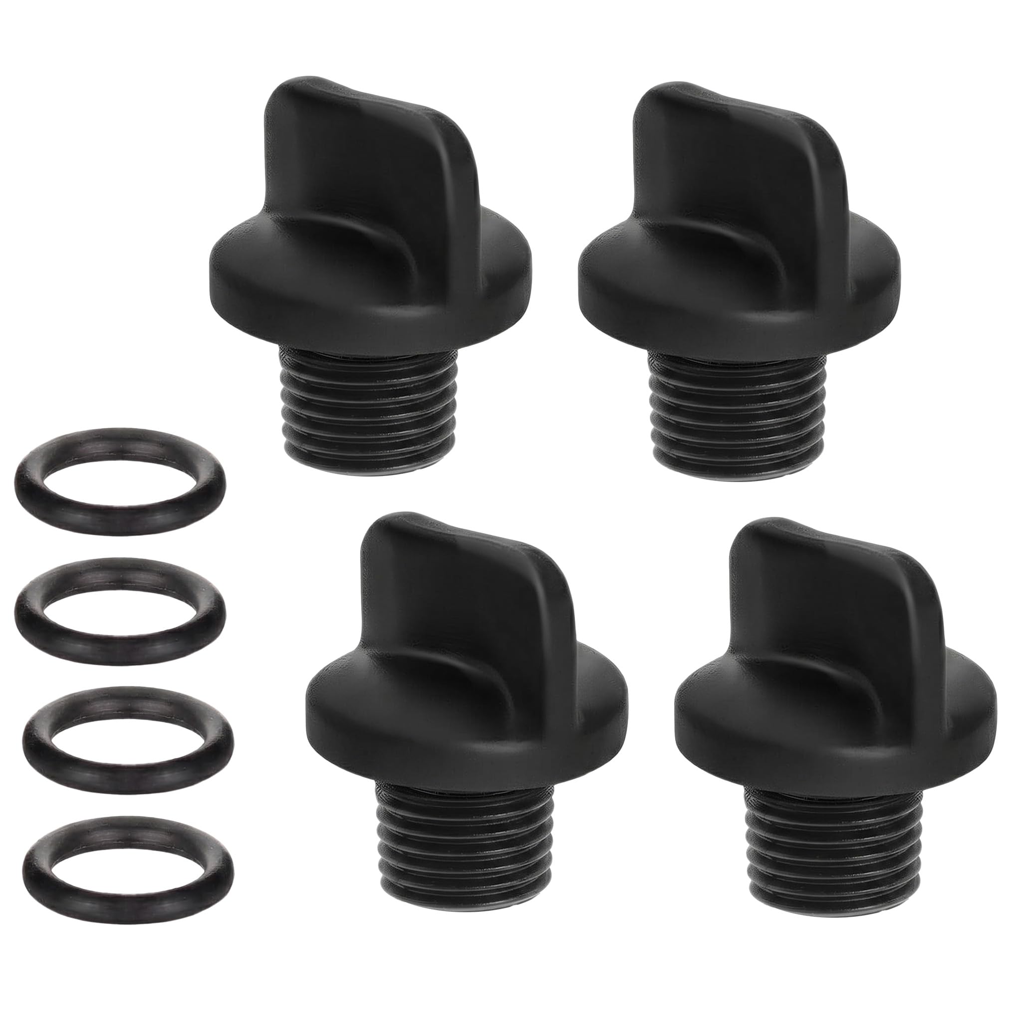4 Stück Pool Ablassschraube R0446000,Ablassschraube Für Poolpumpe mit 4 Dichtringen,Schwimmbecken Ablassschrauben,Pool Pump Parts,Ersatzteile für Poolpumpen,Schlauchstopfen für Poolpumpenschläuchen