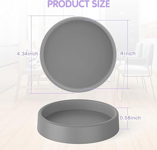 Miniatura 6 de Posavasos para muebles, almohadillas antideslizantes para muebles, pisos de madera dura, agarres antideslizantes para muebles, tapas redondas de