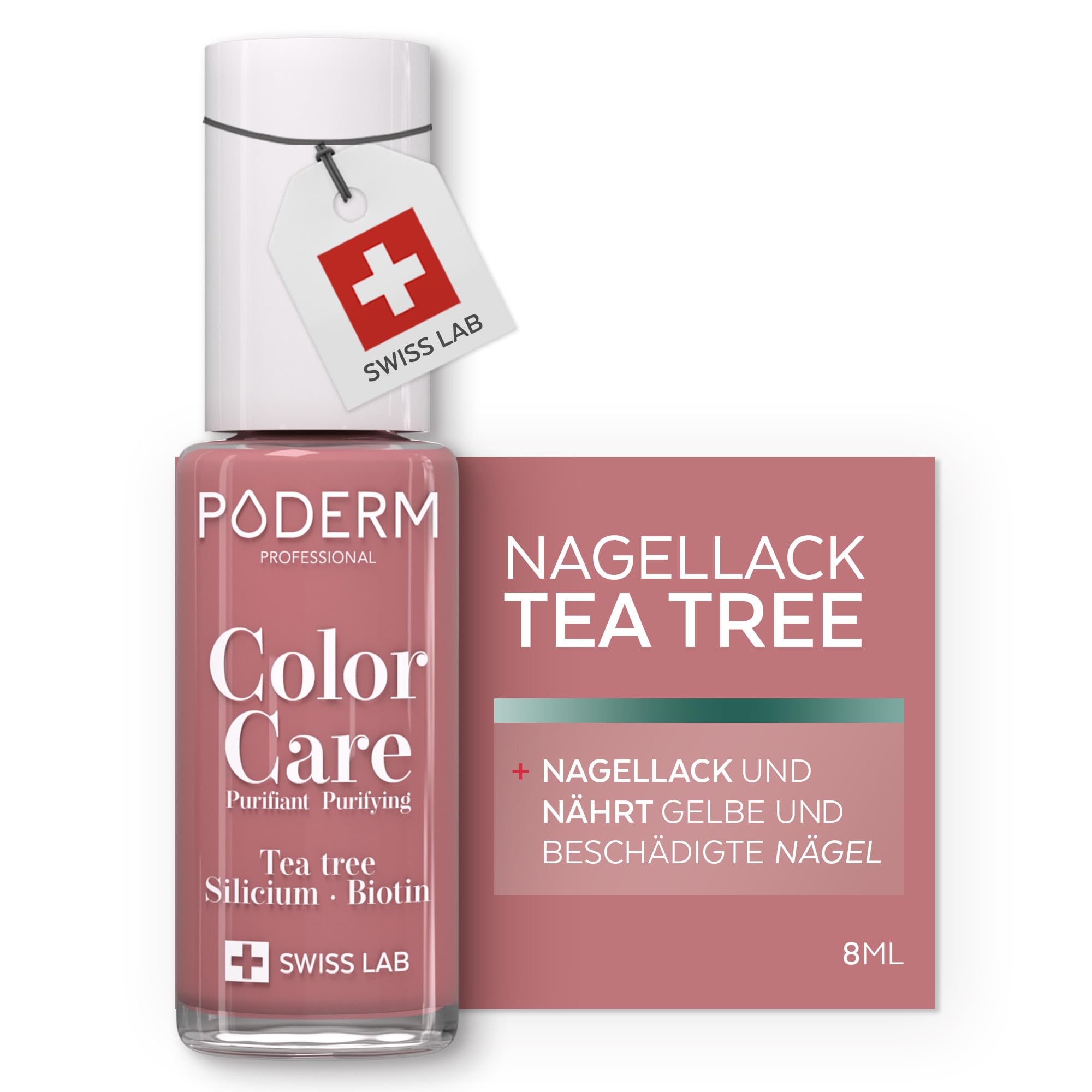 PODERM - HAUTRISSE UND HORNHAUT - Repariert und beruhigt Risse/Nährt und erweicht Hornhaut - INTENSIVE NACHTPFLEGE 8H - 100% natürliche Inhaltsstoffe - Fußpflege - Swiss Made