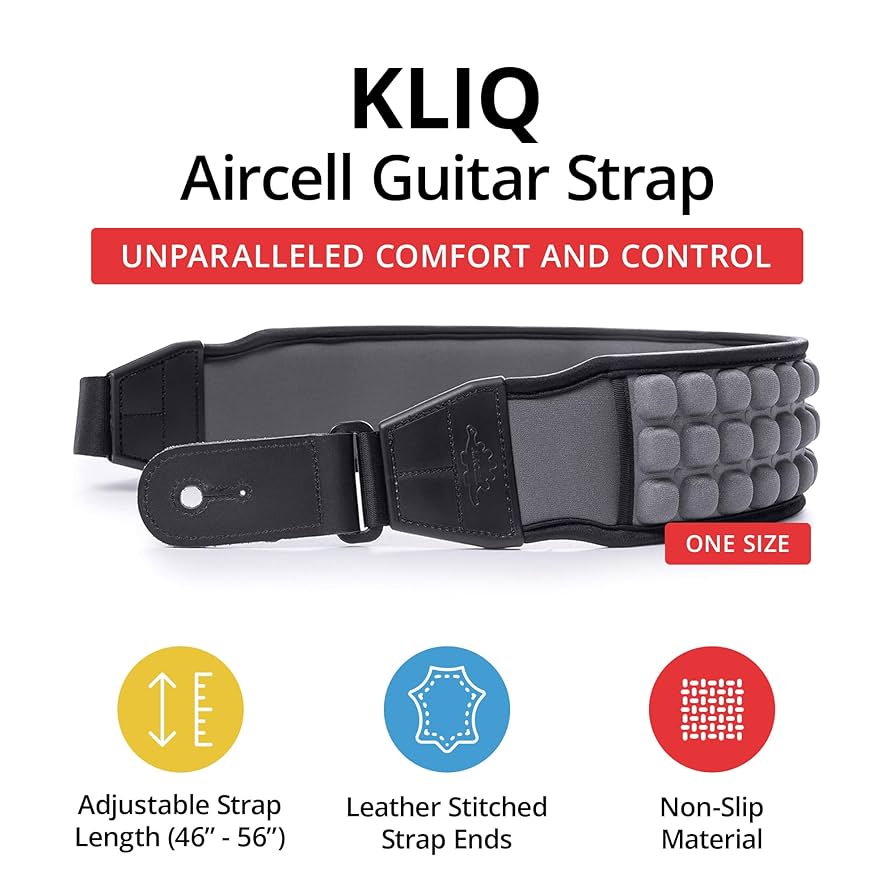 即購入⭕️類似品❣️KLIQ Music Gear 3 エレキギター用 ストラップ Amazon | KLIQ Music Gear 3 