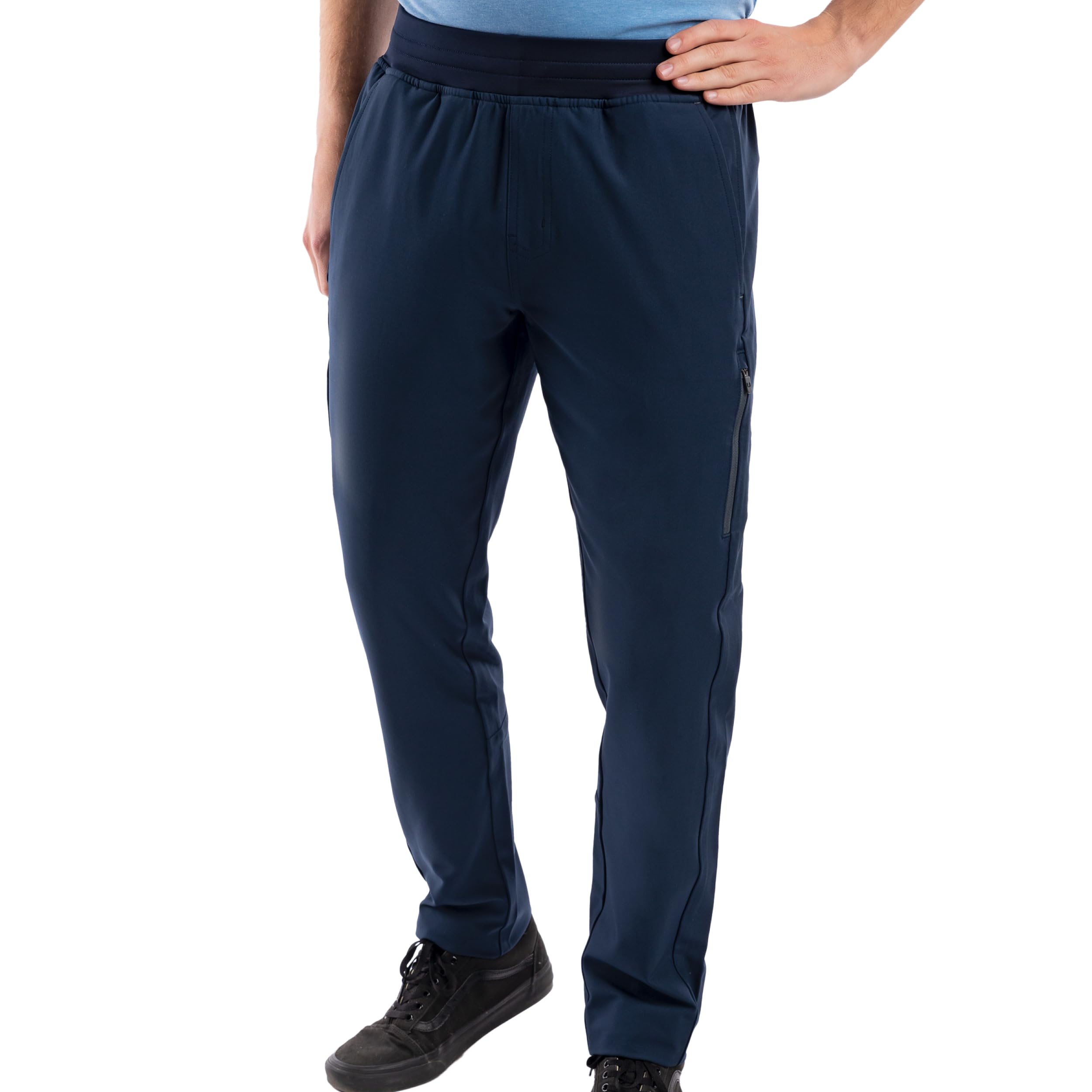 SCOTTeVEST Elevated Everyday Jogger Pant for Men - 10 Hidden Pockets - Water Repellent for Travel & More